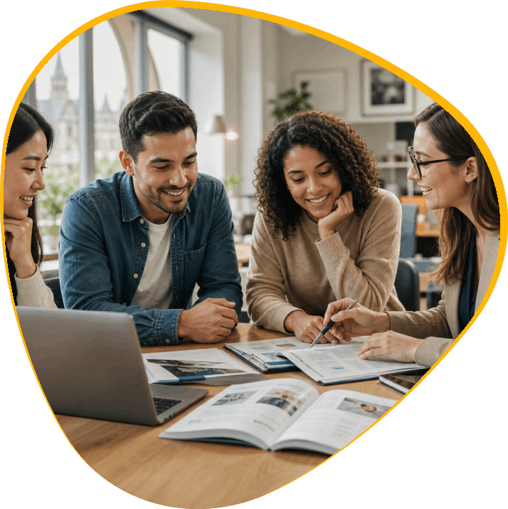 Student planning UK study
